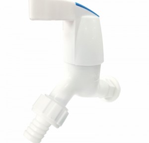 Vòi nhựa tay gạt MH Ceramic nối ống mềm nhựa - DN 20