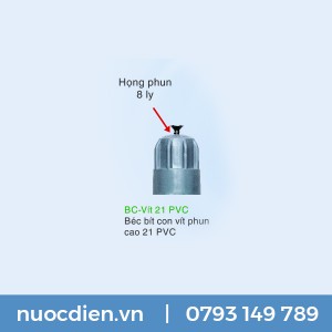 Béc bít con vít phun cao 21 (PVC)