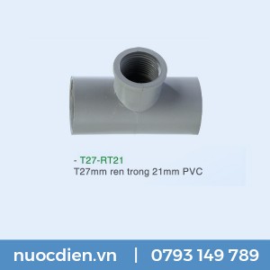 T 27mm ren trong 21mm PVC