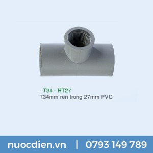 T 34mm ren trong 27mm PVC