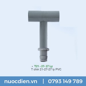 T chin 21-27 -27 mm nhựa PVC