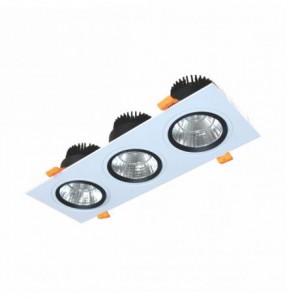 Đèn LED Downlight Vuông Chiếu Điểm Âm Trần 3x18W (DFC3181)