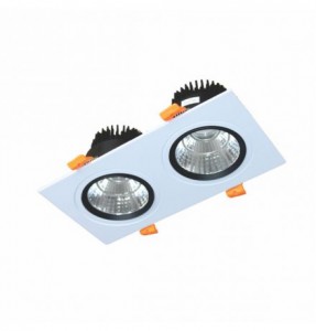 Đèn LED Downlight Vuông Chiếu Điểm Âm Trần 2x18W (DFC2181)