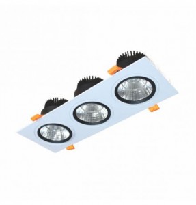 Đèn LED Downlight Vuông Chiếu Điểm Âm Trần 3x9W (DFC3091)